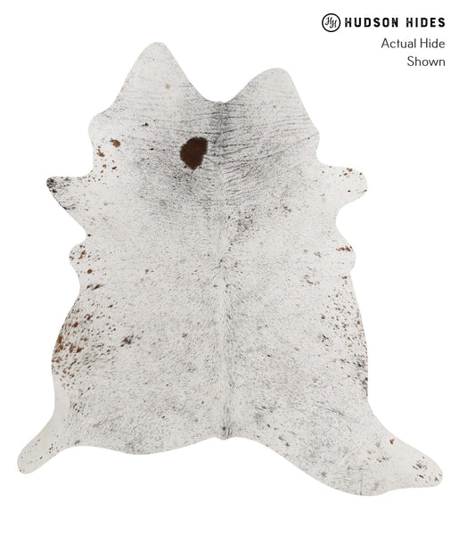 Salt and Pepper Brown Cowhide Rug #81878