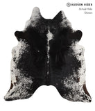 Salt and Pepper Black Cowhide Rug #81907