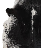 Salt and Pepper Black Cowhide Rug #81907