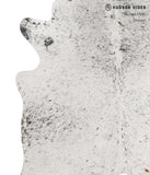 Salt and Pepper Black Cowhide Rug #81910