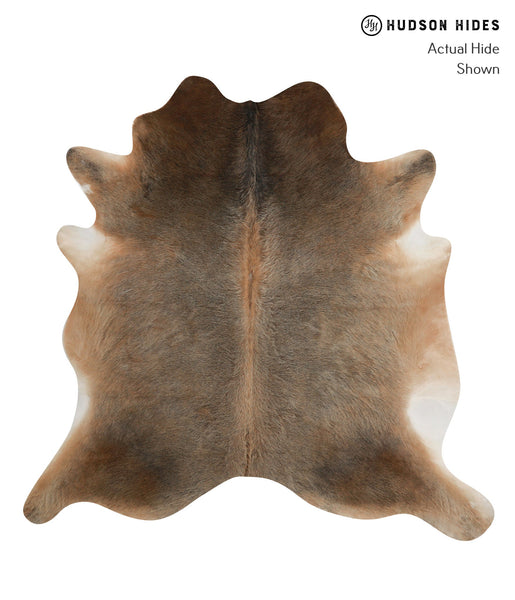 Grey with Beige Cowhide Rug #81998