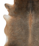 Grey with Beige Cowhide Rug #81998