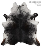 Salt and Pepper Black Cowhide Rug #82033