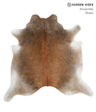 Grey with Beige Cowhide Rug #82044