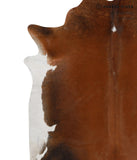 Brown with Red Cowhide Rug #82148