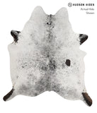 Salt and Pepper Black Cowhide Rug #82222
