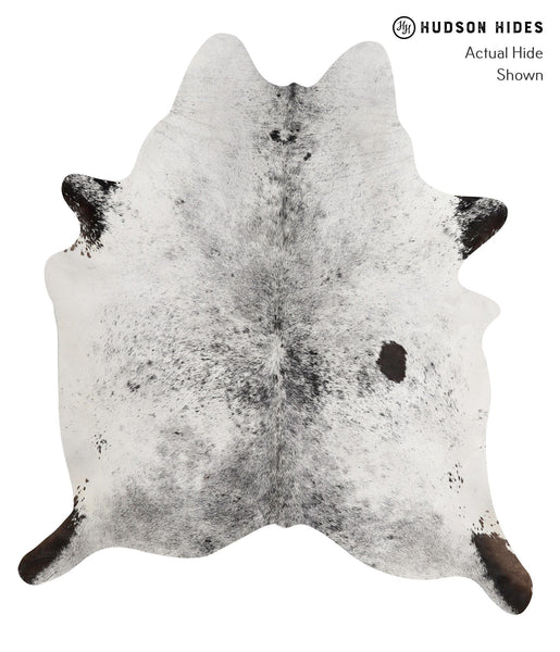 Salt and Pepper Black Cowhide Rug #82222