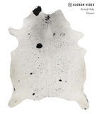Salt and Pepper Black Cowhide Rug #82273