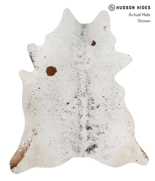 Salt and Pepper Brown Cowhide Rug #82299