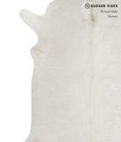 Solid White Cowhide Rug #82364