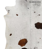 Salt and Pepper Brown Cowhide Rug #82438