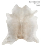 Grey with Beige Cowhide Rug #82580