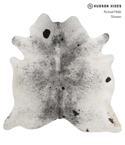 Salt and Pepper Black Cowhide Rug #82583