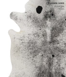 Salt and Pepper Black Cowhide Rug #82583