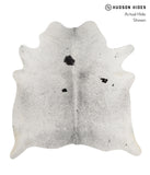 Salt and Pepper Black Cowhide Rug #82637