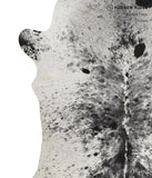 Salt and Pepper Black Cowhide Rug #82657