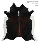 Chocolate and White Cowhide Rug #82680