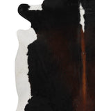 Chocolate and White Cowhide Rug #82680