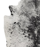Salt and Pepper Black Cowhide Rug #82727