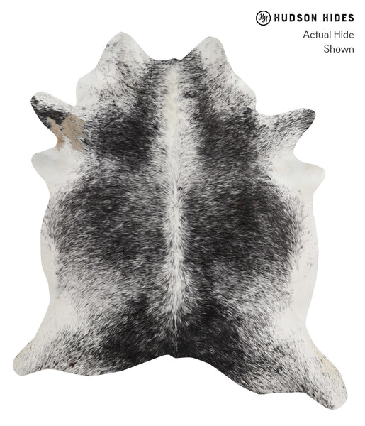 Salt and Pepper Black Cowhide Rug #82732