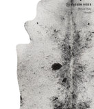 Salt and Pepper Black Cowhide Rug #82736