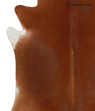Solid Brown Cowhide Rug #82853