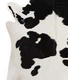 Black and White Cowhide Rug #82855