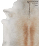 Grey with Beige Cowhide Rug #82964