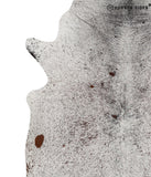 Salt and Pepper Brown Cowhide Rug #83097