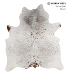 Salt and Pepper Brown Cowhide Rug #83113