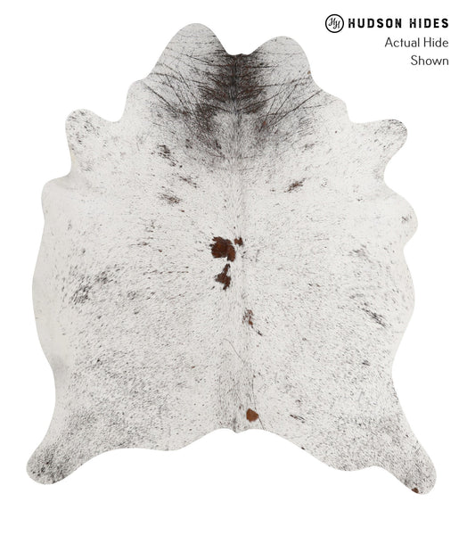 Salt and Pepper Brown Cowhide Rug #83115