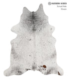 Salt and Pepper Brown Cowhide Rug #83116