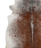 Salt and Pepper Brown Cowhide Rug #83126