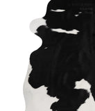 Black and White Cowhide Rug #83295