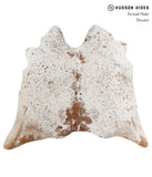 Salt and Pepper Brown Cowhide Rug #83398