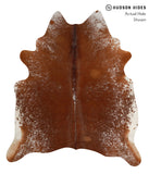 Salt and Pepper Brown Cowhide Rug #83400
