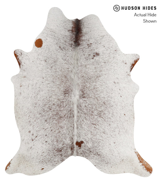 Salt and Pepper Brown Cowhide Rug #83409