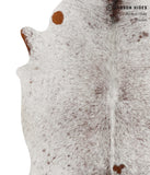 Salt and Pepper Brown Cowhide Rug #83409