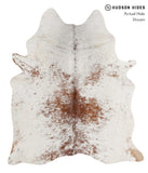 Salt and Pepper Brown Cowhide Rug #83416