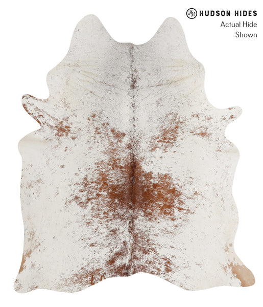Salt and Pepper Brown Cowhide Rug #83416