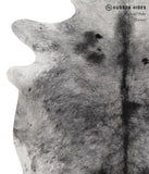 Salt and Pepper Black Cowhide Rug #83578