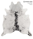 Salt and Pepper Black Cowhide Rug #83605