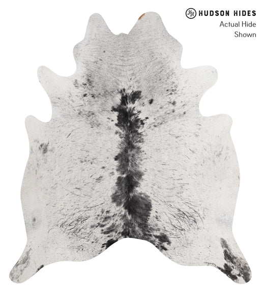 Salt and Pepper Black Cowhide Rug #83605