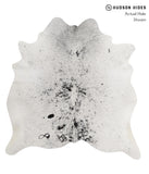 Salt and Pepper Black Cowhide Rug #83676