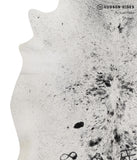 Salt and Pepper Black Cowhide Rug #83676
