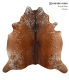 Salt and Pepper Brown Cowhide Rug #83711