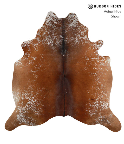 Salt and Pepper Brown Cowhide Rug #83711