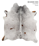 Salt and Pepper Brown Cowhide Rug #83726