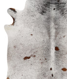 Salt and Pepper Brown Cowhide Rug #83726