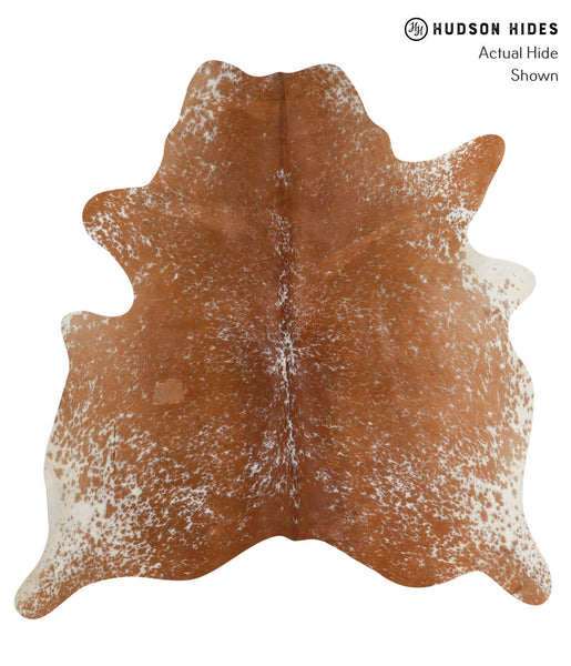 Salt and Pepper Brown Cowhide Rug #83744